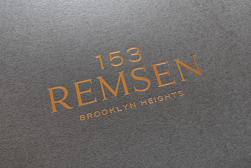 153 Remsen embossed logo