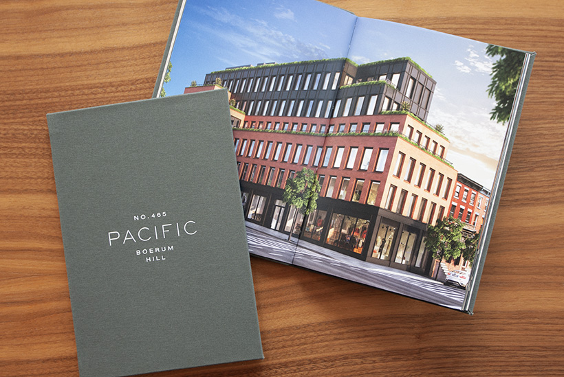 465 Pacific brochure and cover photo