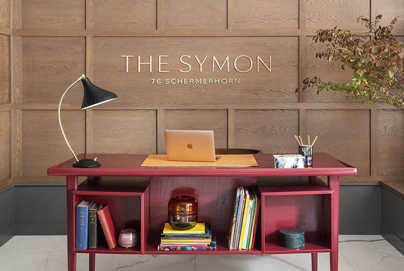 Sales gallery with Symon logo