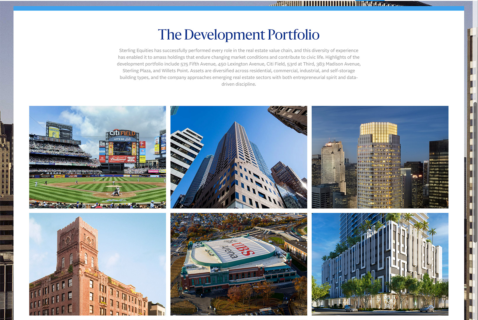 The Development Portfolio