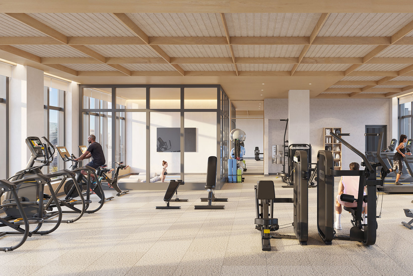 The Lotus NYC fitness center