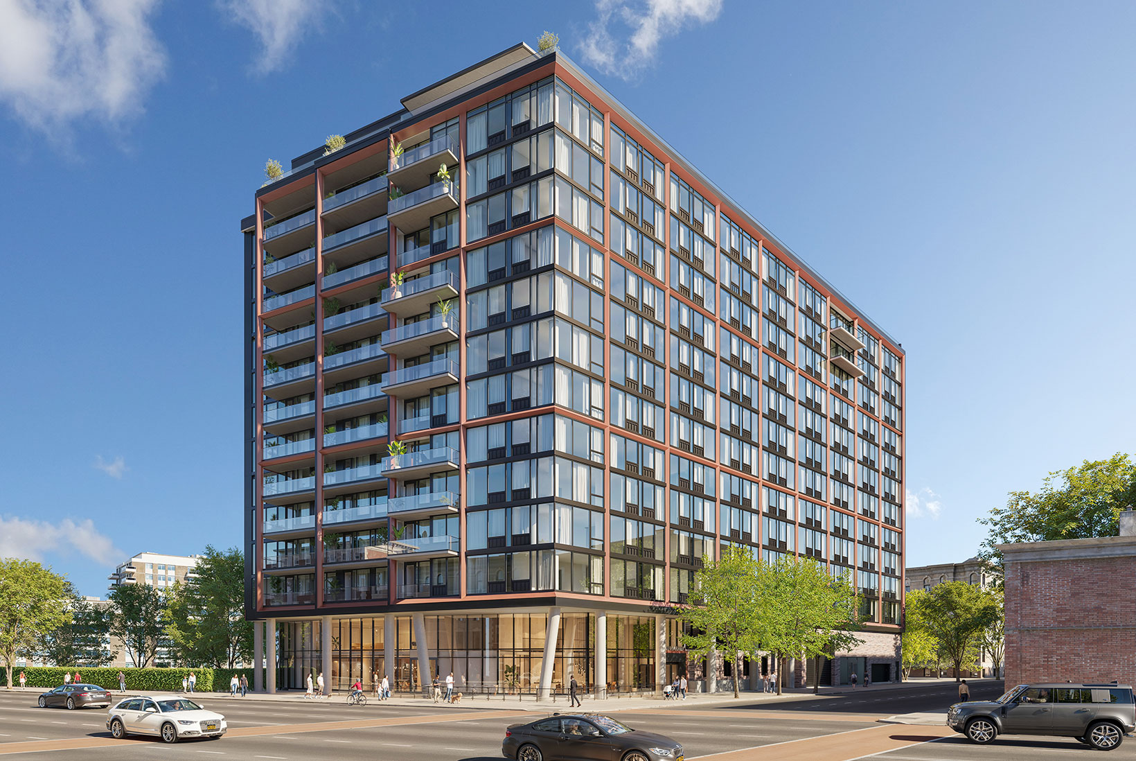 Rendering of 10 Prospect building exterior